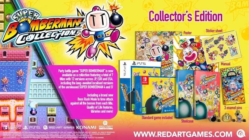 Super Bomberman Collection, Collector's Edition · PS5 · PAL